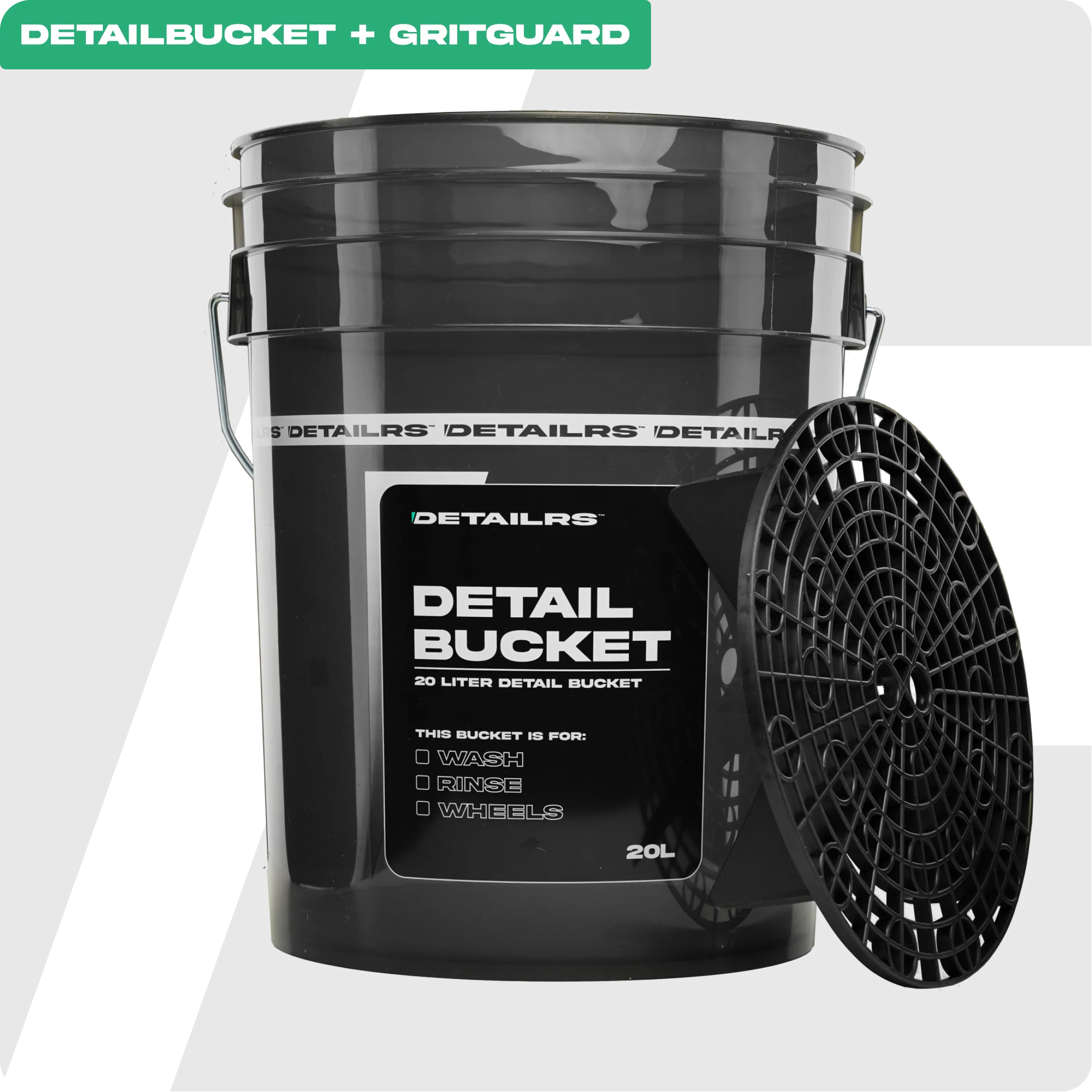 Detailrs Detailbucket 20 liter + gritguard AutoCura AutoCura